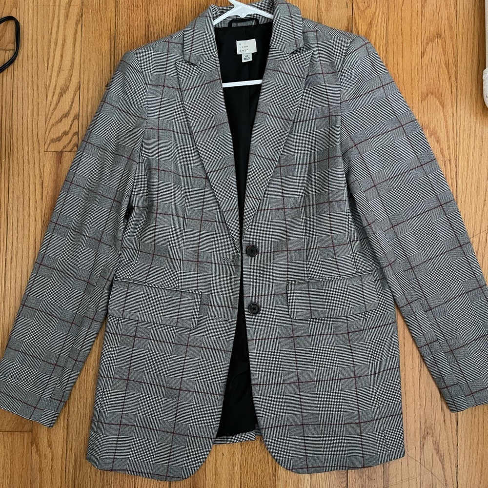 Plaid Blazer